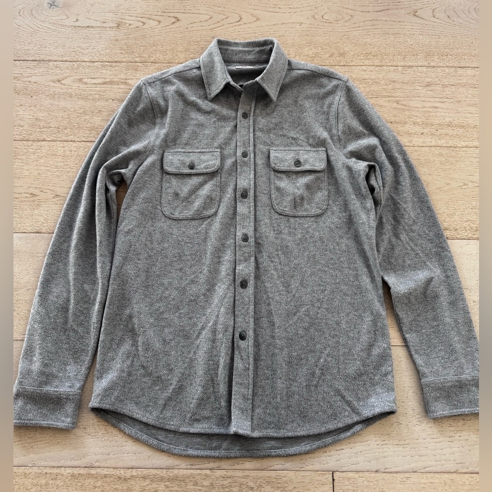 Faherty Legend Sweater flannel button down shirt M - Picture 4 of 9